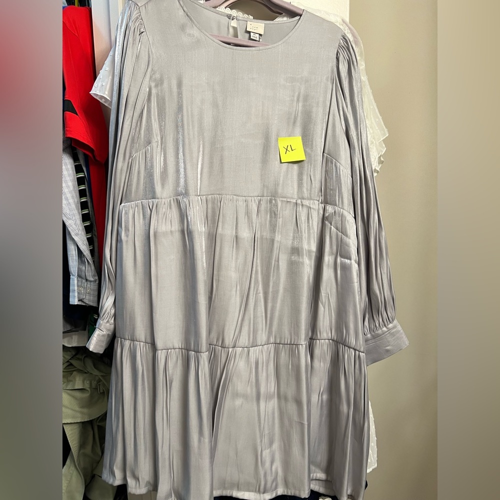 A New Day Silver Dress